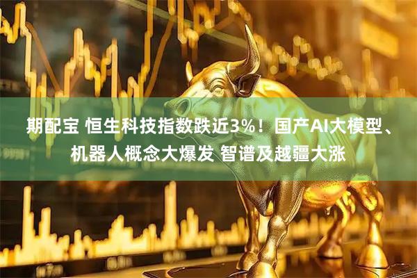 期配宝 恒生科技指数跌近3%！国产AI大模型、机器人概念大爆发 智谱及越疆大涨