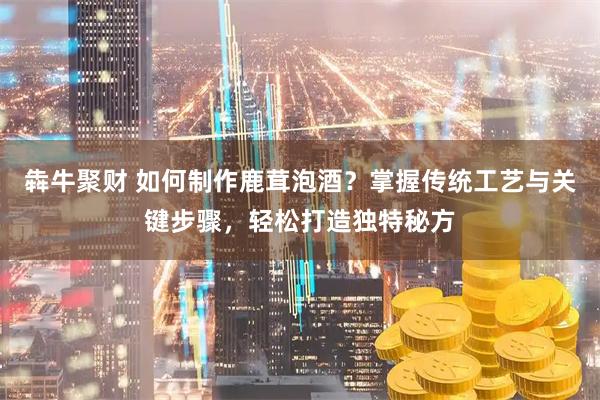 犇牛聚财 如何制作鹿茸泡酒？掌握传统工艺与关键步骤，轻松打造独特秘方