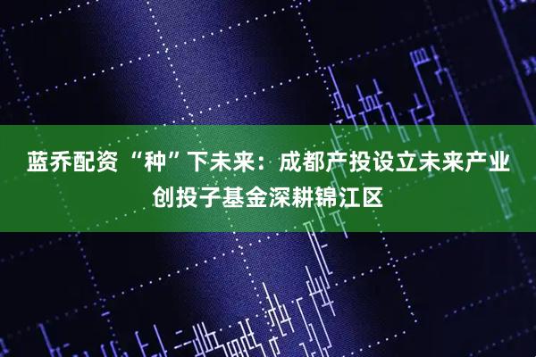 蓝乔配资 “种”下未来：成都产投设立未来产业创投子基金深耕锦江区