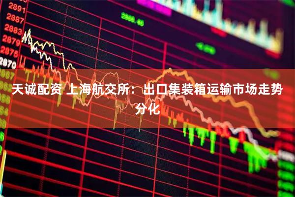 天诚配资 上海航交所：出口集装箱运输市场走势分化