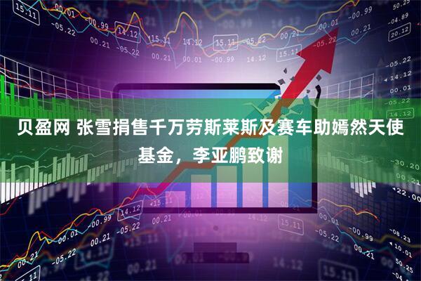 贝盈网 张雪捐售千万劳斯莱斯及赛车助嫣然天使基金，李亚鹏致谢